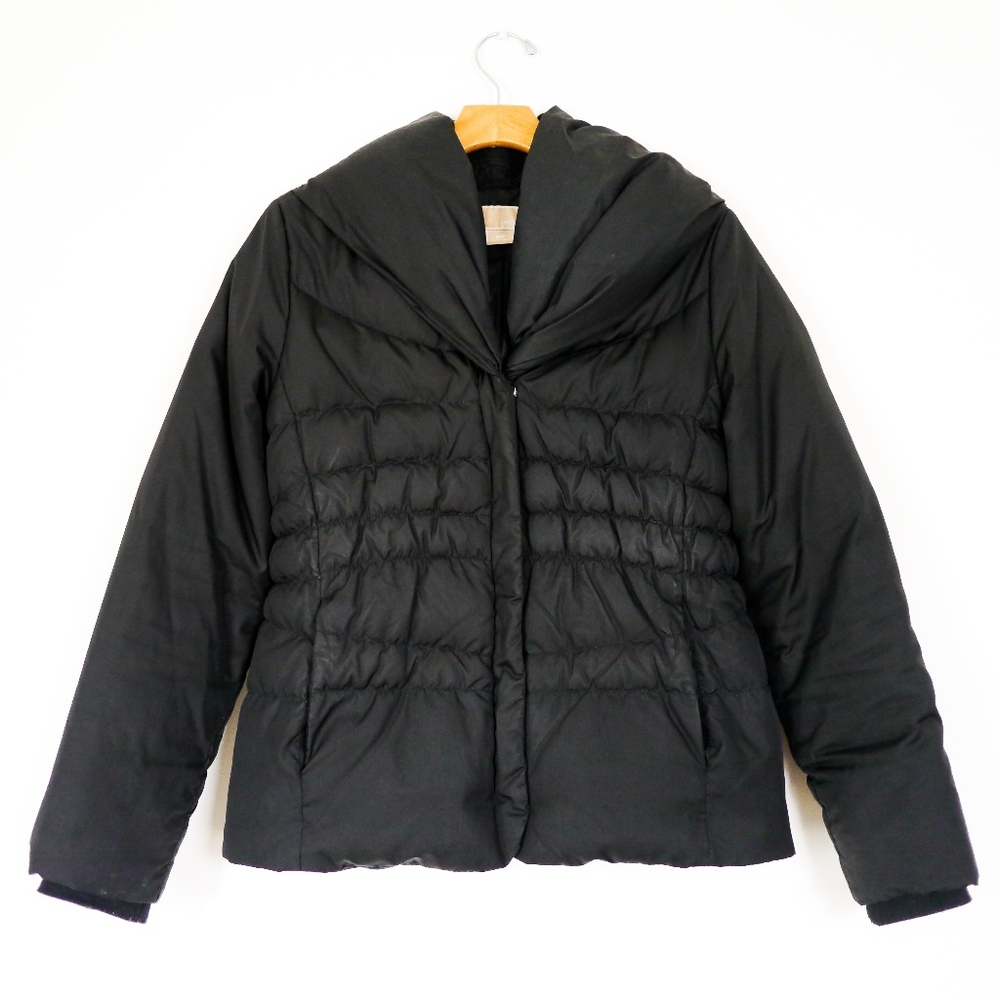 Michael Kors Down Hooded Short Puffer Coat - Small